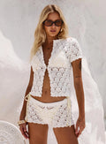 Sun Still Shines Crochet Set White