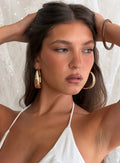 Raskin Hoop Earrings Gold
